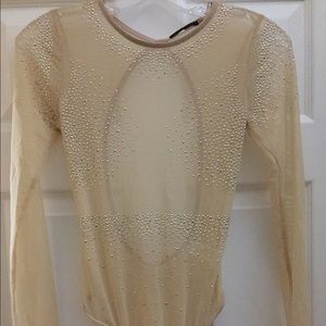 SOLD!! Women’s One Piece Studded Bodysuit